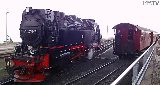 Dampflok am Brockenbahnhof